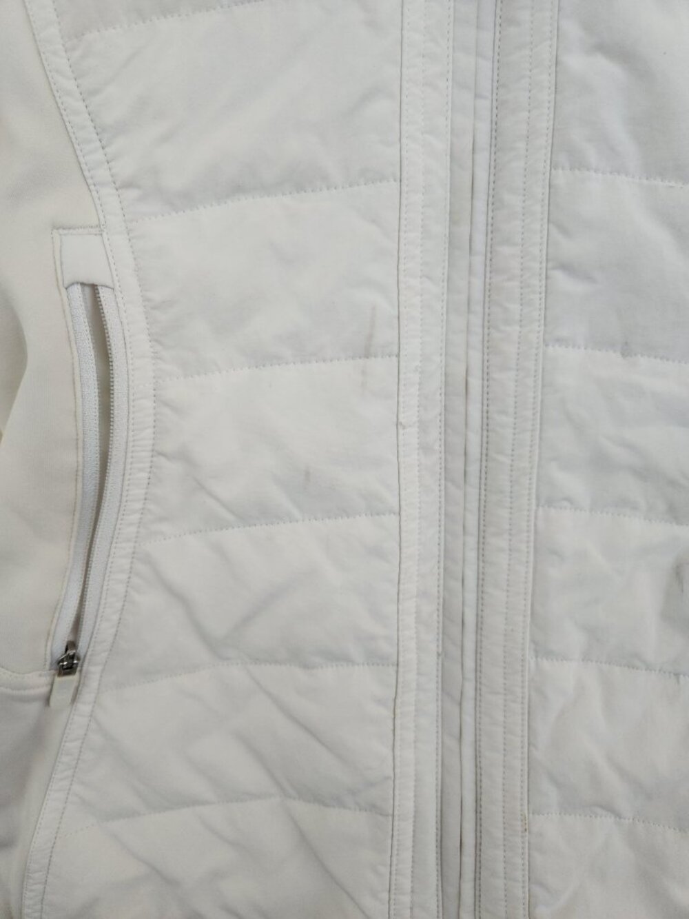 Lululemon Puffer Vest Removable Hood Size 4 White Fair - Picture 10 of 13